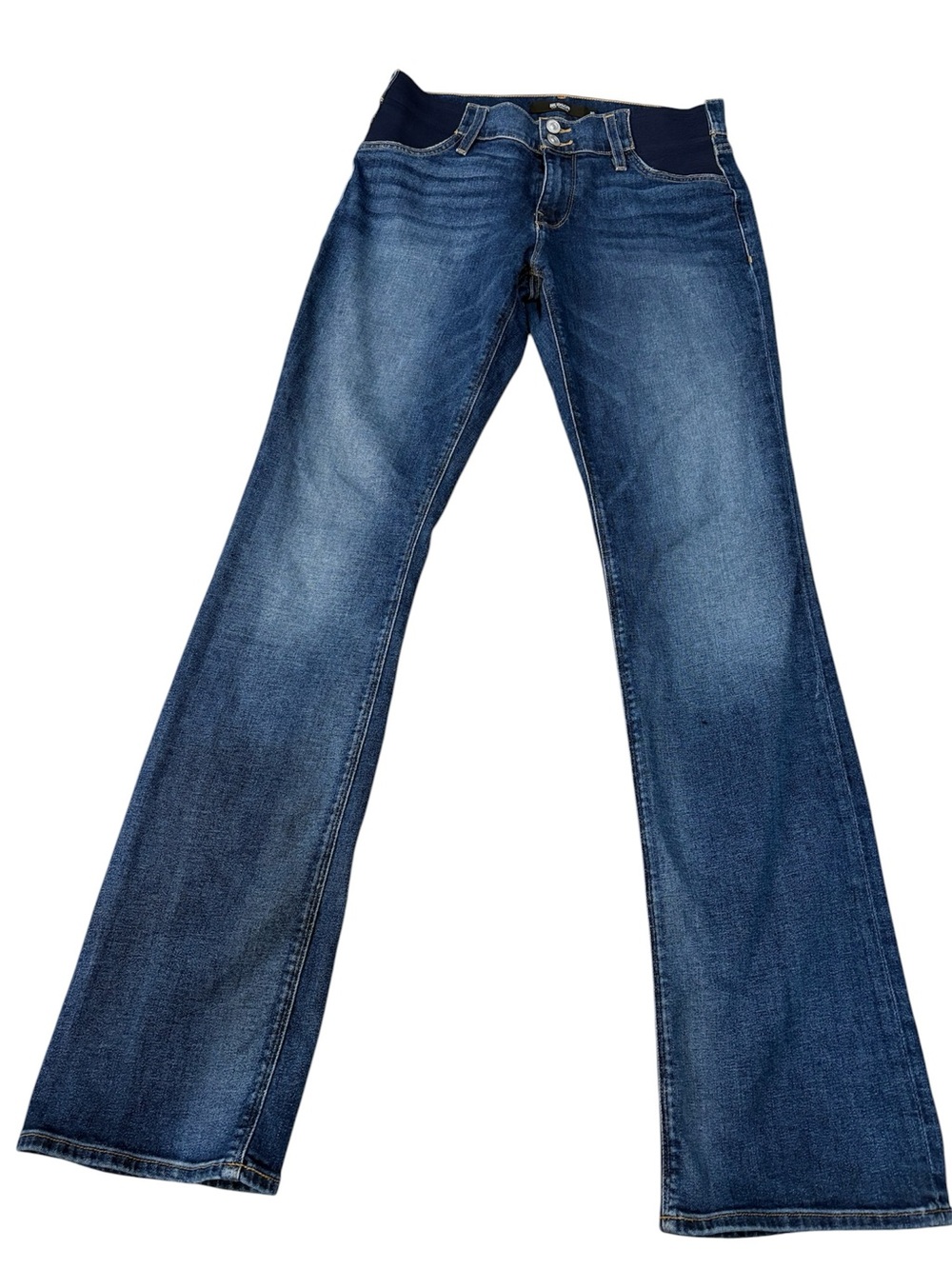 Hudson maternity Jeans Women's Flare Jeans in Dark Blue Denim 30